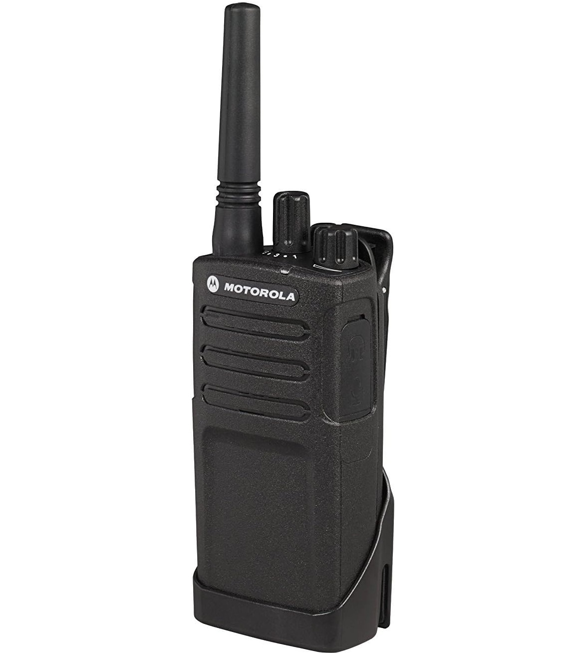 MOTOROLA XT420 HFG PMR446 IP55 ohne Display best aus Funkgerät Holster mit Gürtelclip LiIonAkku 2200mAh 230V Ladegerät