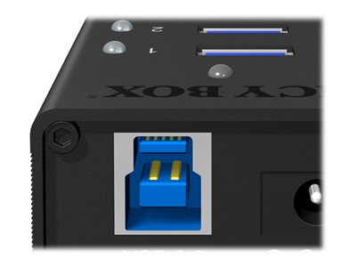 ICY BOX IB-AC618 7 Port USB HUB unterstuetzt USB 3.0 mit 1x Ladeport