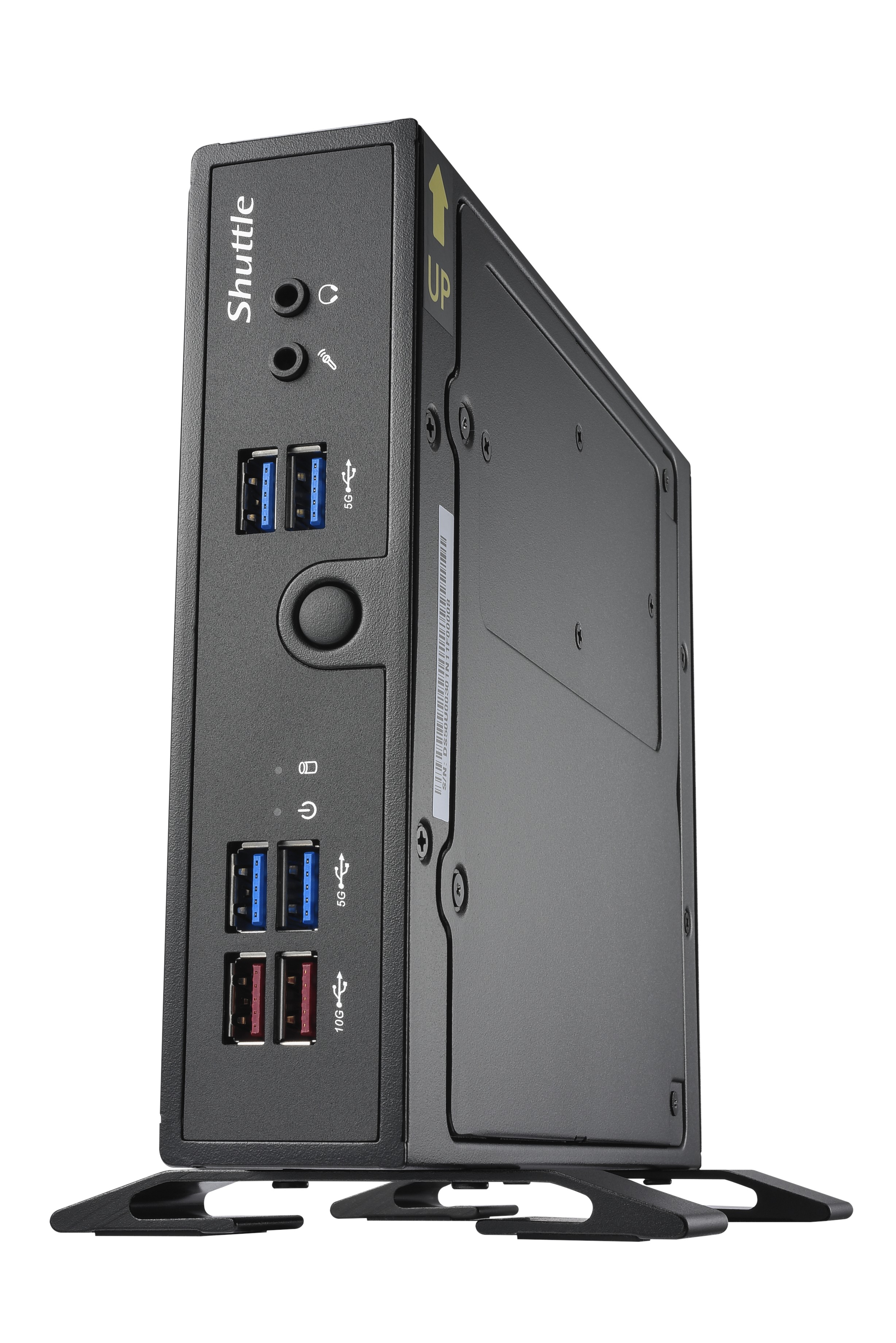 Barebone XPC slim DS50U Intel Celeron 7305 2xSODIMM DDR5 2xM2 1xSATA 1xHDMI 1xDP 1xVGA Black