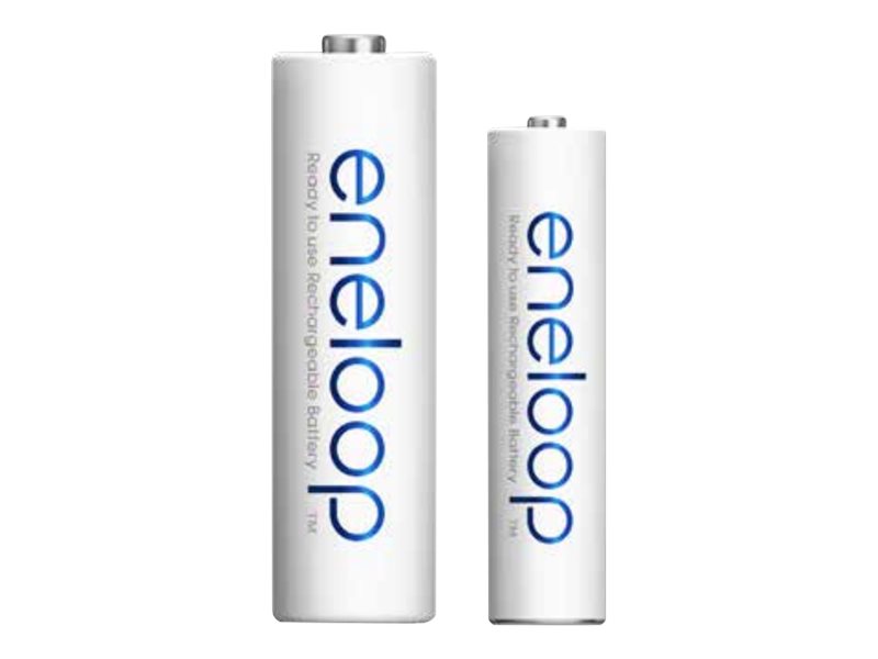 8 eneloop Akkus Micro AAA, Mignon AA Mignon AA: 2.000 mAh / Micro AAA: 800 mAh 8 eneloop Akkus Micro AAA, Mignon AA Mignon AA: 2.000 mAh / Micro AAA: 800 mAh