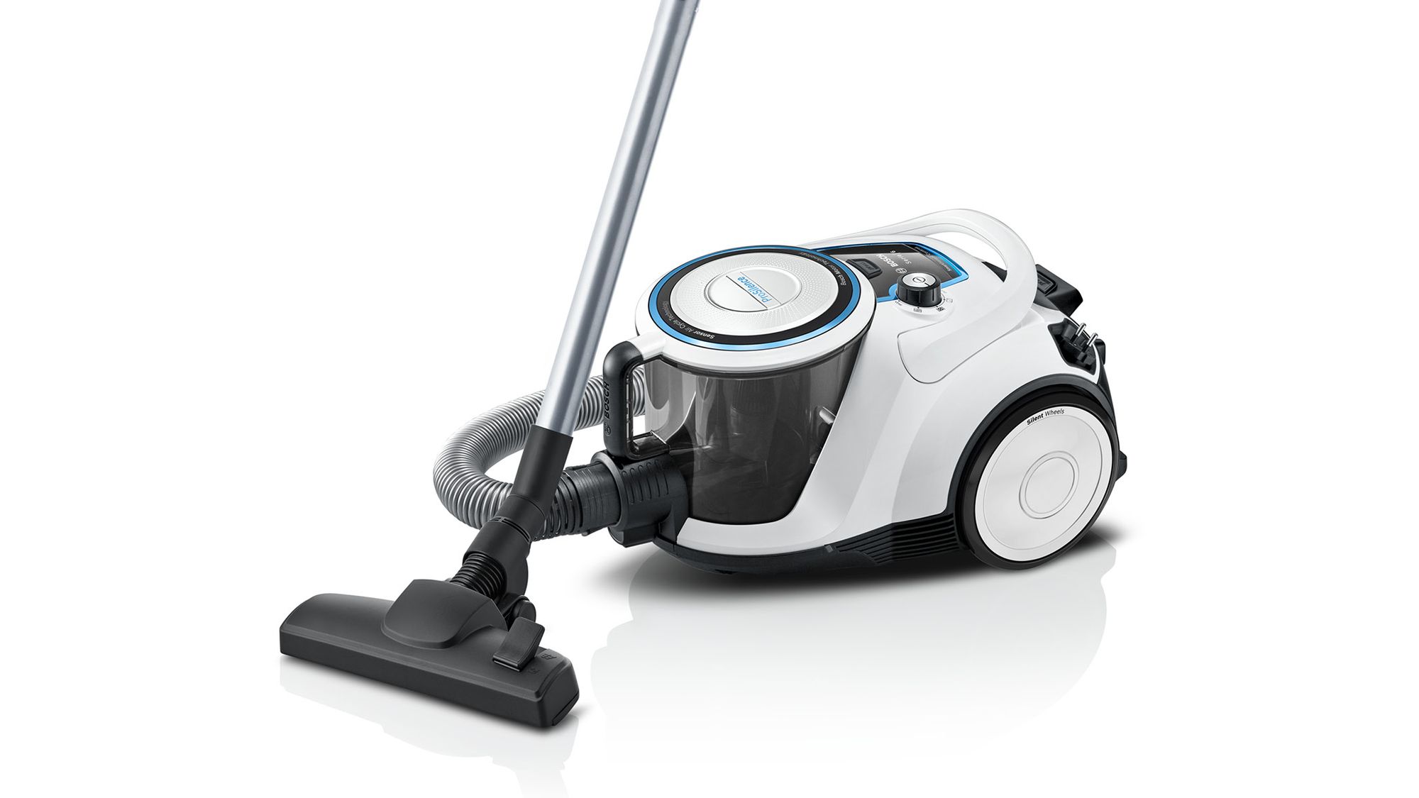 Bosch Bodenstaubsauger  BGC41LSIL weiß/samtbl. met. 600W Bosch Bodenstaubsauger  BGC41LSIL weiß/samtbl. met. 600W