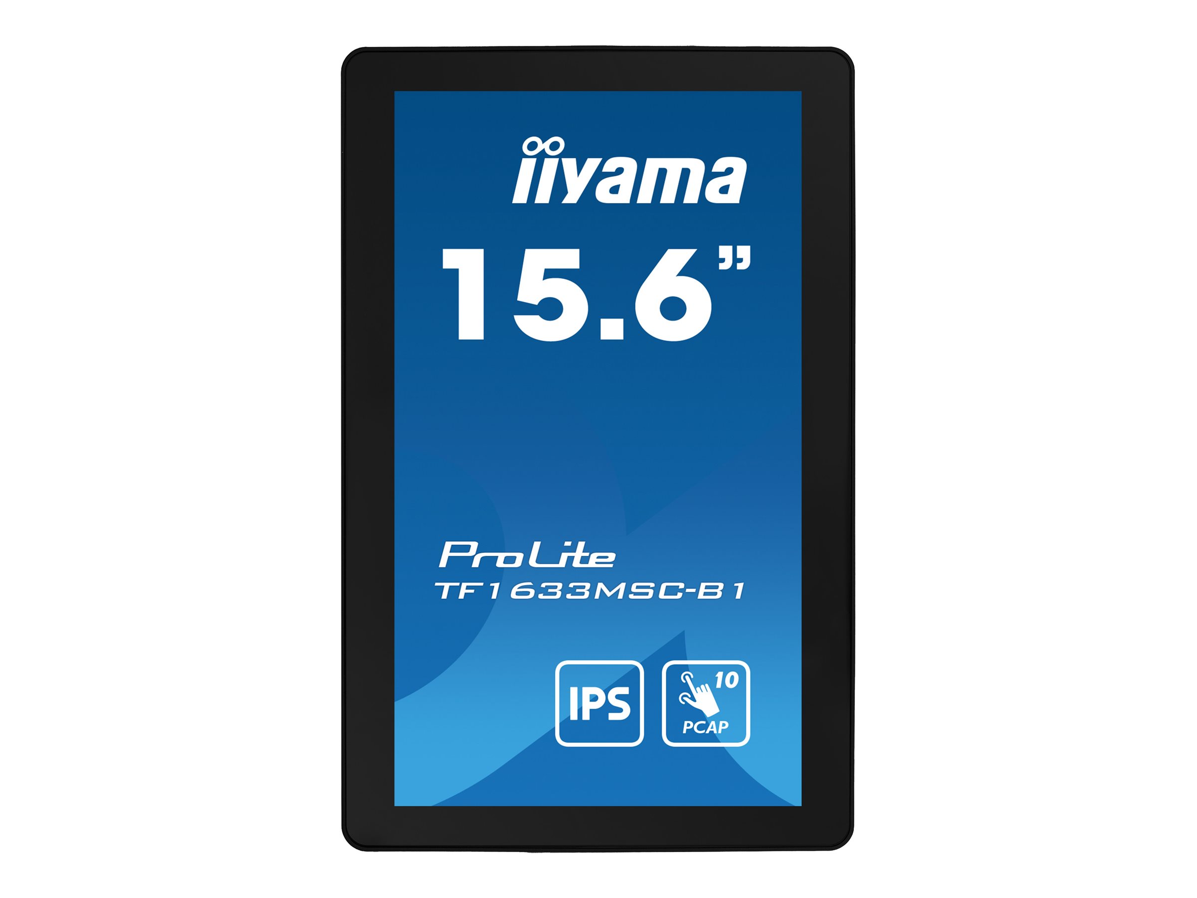 IIYAMA TF1633MSC-B1 39,62cm 15,6Zoll PCAP FHD Bezel Free Front 10P Touch 385cd/m2 HDMI DP USB Interface HUB 2x2.0 Speakers IIYAMA TF1633MSC-B1 39,62cm 15,6Zoll PCAP FHD Bezel Free Front 10P Touch 385cd/m2 HDMI DP USB Interface HUB 2x2.0 Speakers