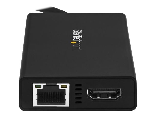 STARTECH.COM USB-C Multiport Adapter - mit Power Delivery USB PD - USB Type C zu 4K HDMI USB 3.0 Gigabit Ethernet Hub STARTECH.COM USB-C Multiport Adapter - mit Power Delivery USB PD - USB Type C zu 4K HDMI USB 3.0 Gigabit Ethernet Hub