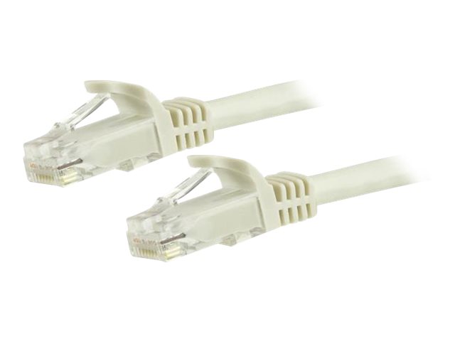 STARTECHCOM 15m White Snagless Cat6 UTP Patch Cable ETL Verified