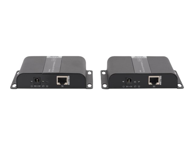 DIGITUS 4K HDMI Extender Set via IP/CAT 5 6 120m komplett POE powered UHD 4K/30Hz