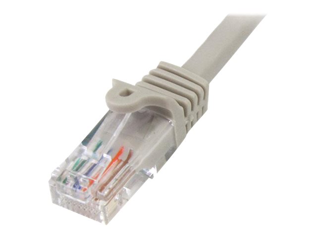 STARTECH.COM Cat5e Patch Cable with Snagless RJ45 Connectors - 5 m. Grey STARTECH.COM Cat5e Patch Cable with Snagless RJ45 Connectors - 5 m. Grey
