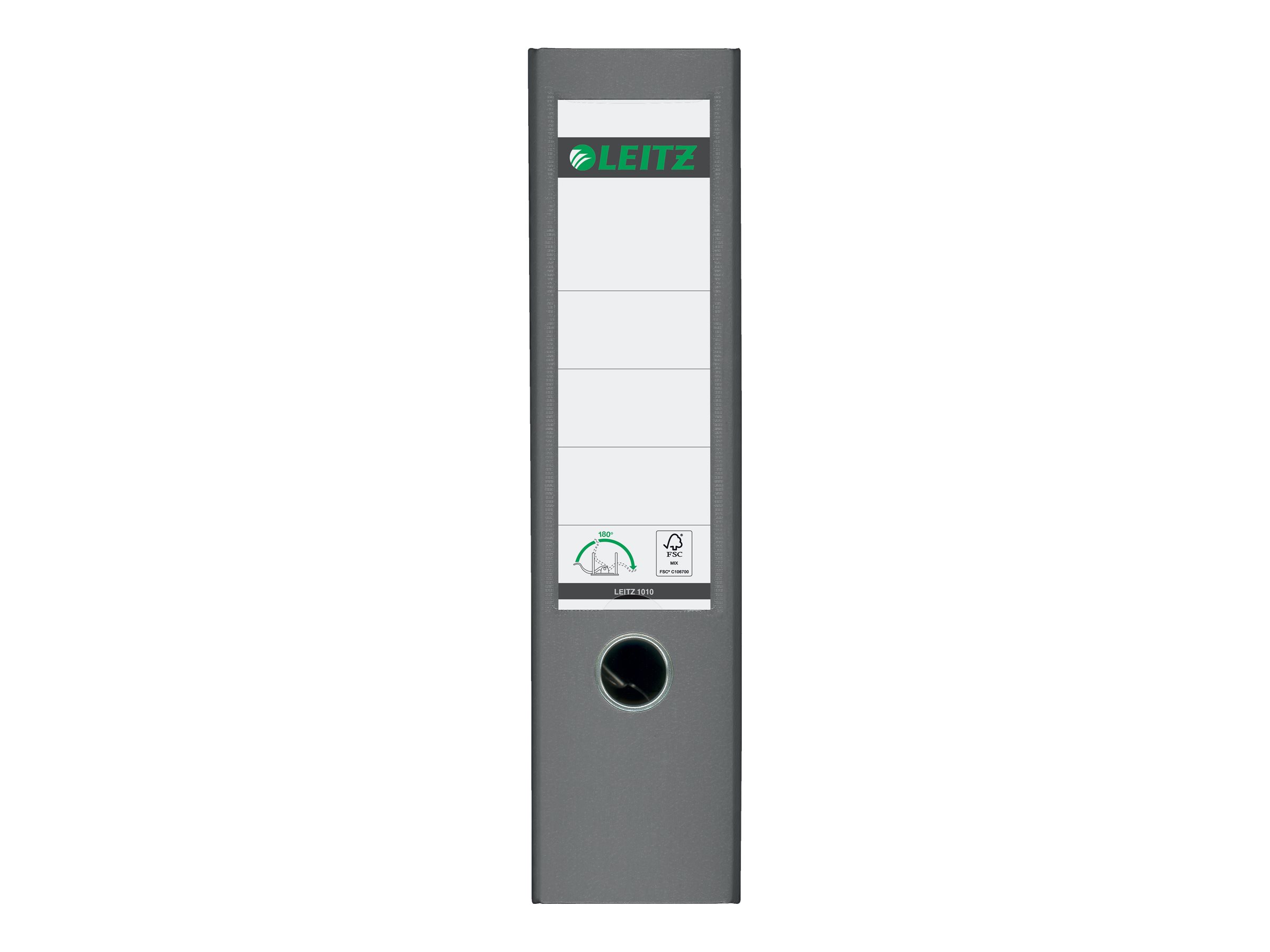 LEITZ 1010 Ordner grau Kunststoff 8,0 cm DIN A4