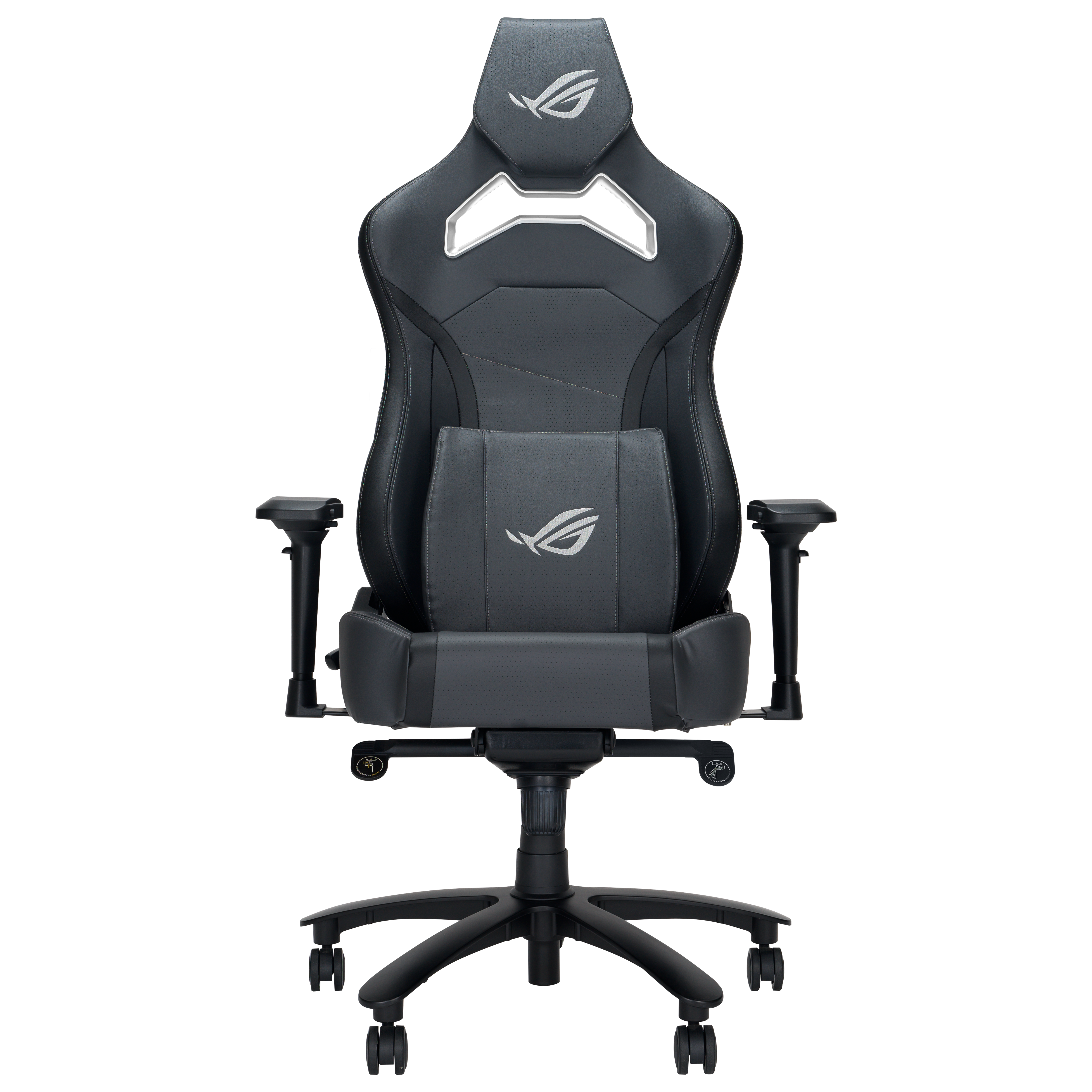 ASUS ROG Chariot X Core GamingStuhl Aura RGB Beleuchtung, 4DArmlehnen, Grau