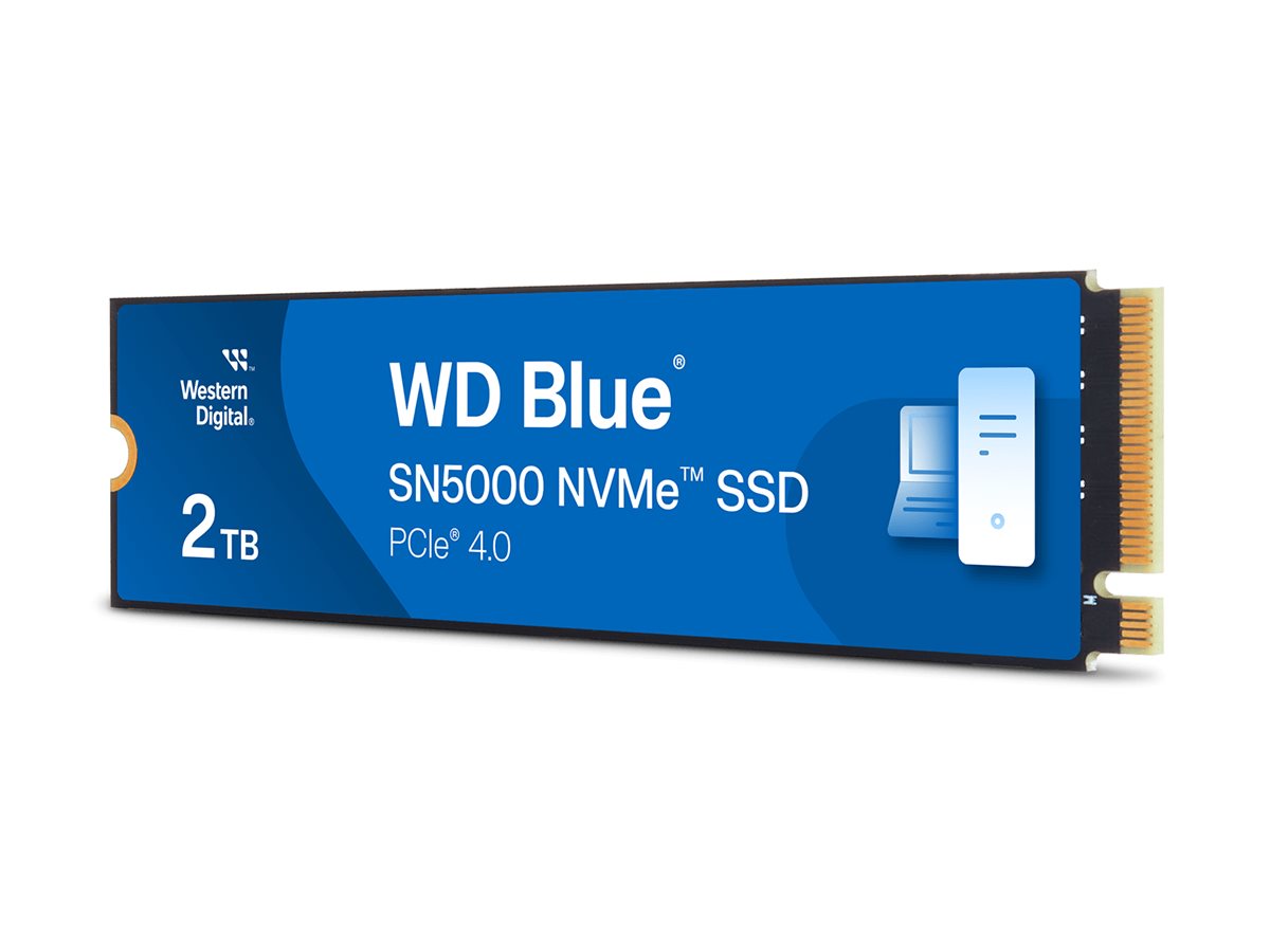 WD Blue SN5000 NVMe SSD 2TB M.2 2280 PCIe Gen4 WD Blue SN5000 NVMe SSD 2TB M.2 2280 PCIe Gen4