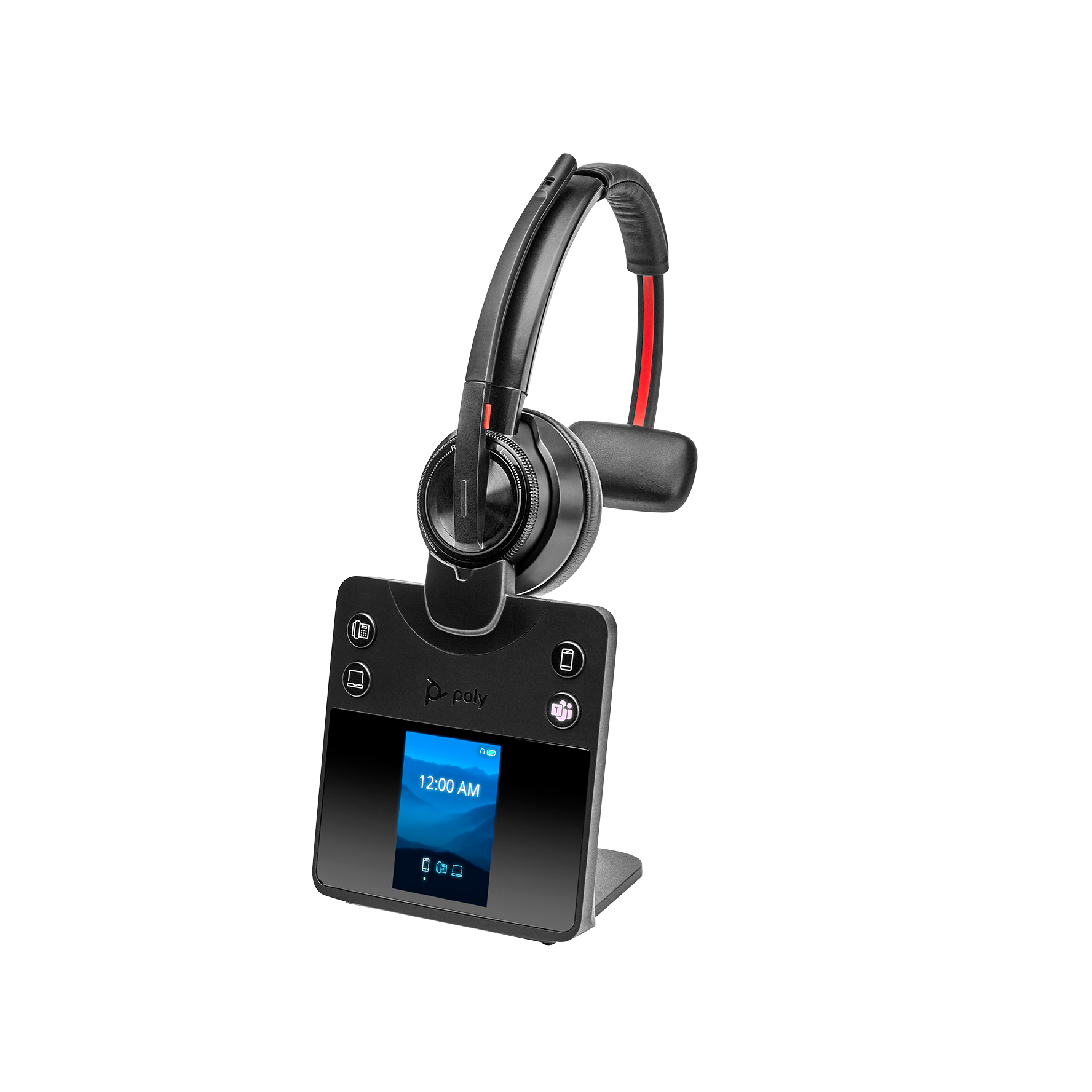 HP Poly Savi 8410 Office Monaural Microsoft Teams Certified DECT 18801900 MHz HeadsetEURO