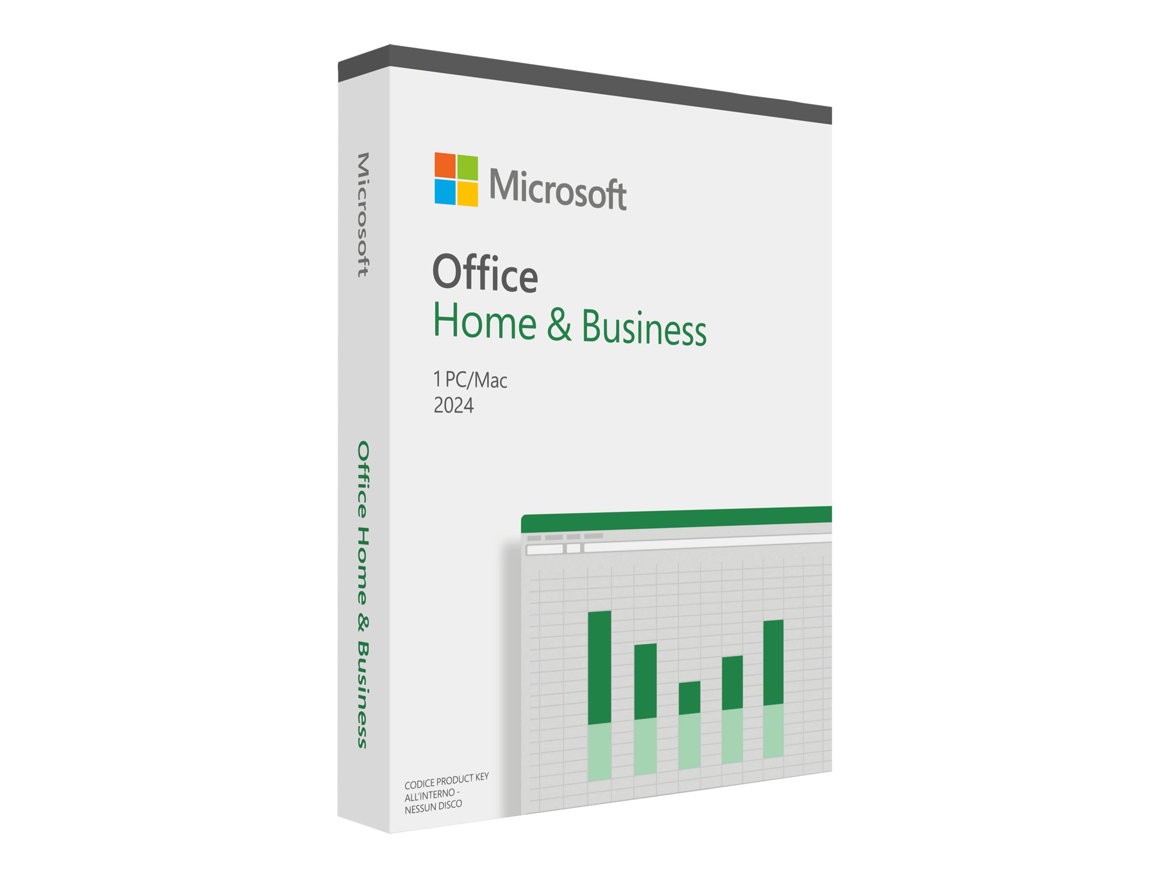 MS Office Home and Business 2024 EuroZone 1 License Medialess (EN)