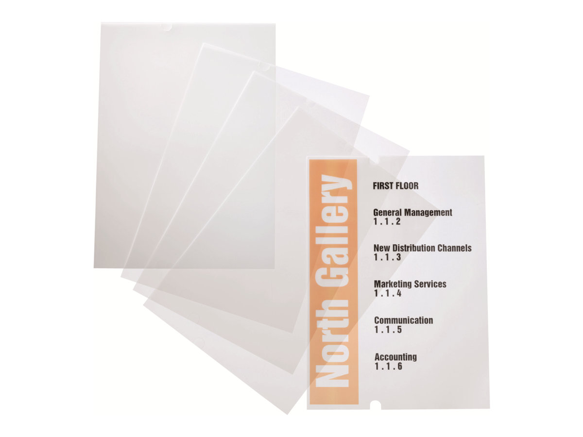 DURABLE Einsteckfolien fuer Tuerschilder CRYSTAL SIGN REFILL 21,0 x 29,7 cm, 10 St. DURABLE Einsteckfolien fuer Tuerschilder CRYSTAL SIGN REFILL 21,0 x 29,7 cm, 10 St.