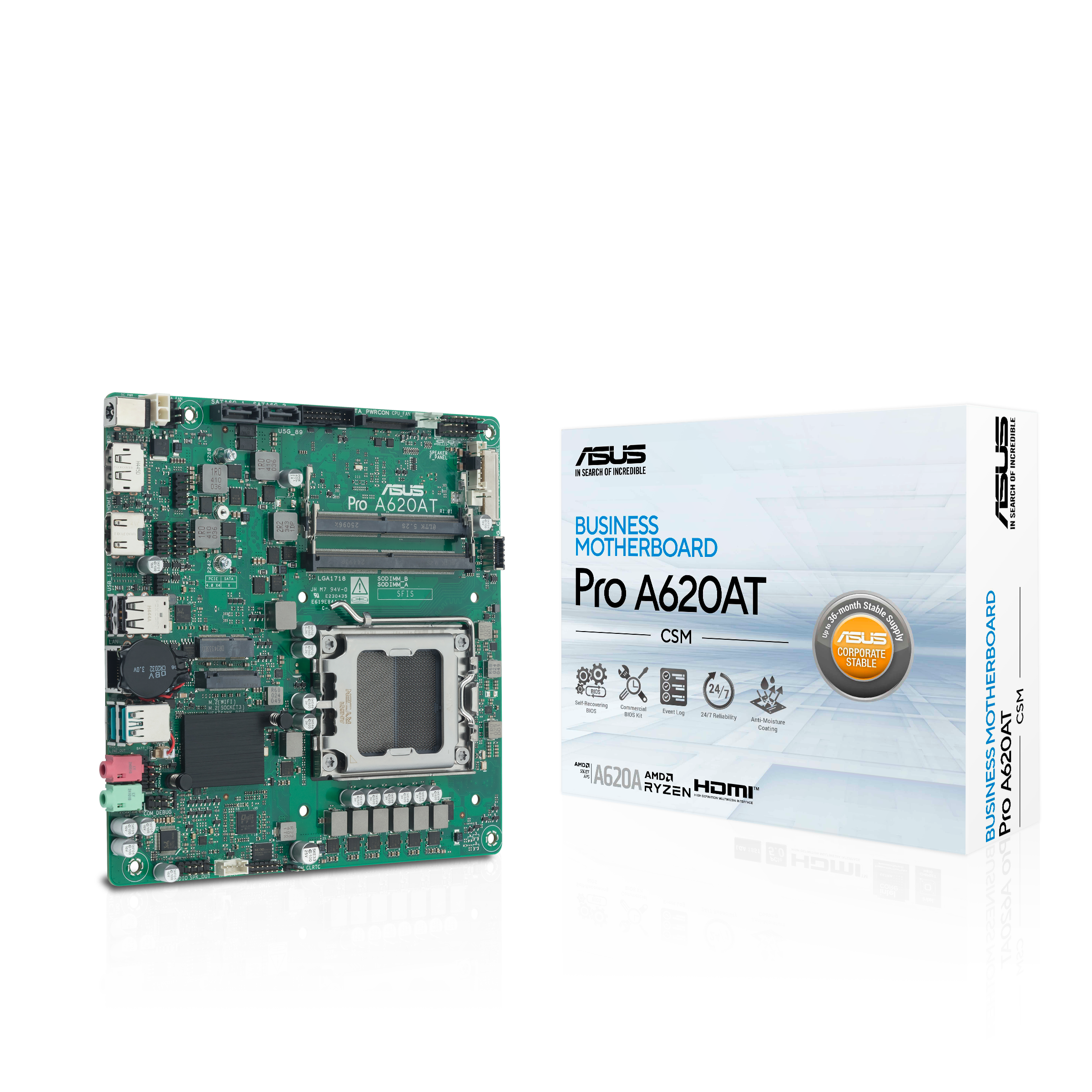 ASUS A620A LGA 1851 miniITX Thin motherboard 1xHDMI 1xDP