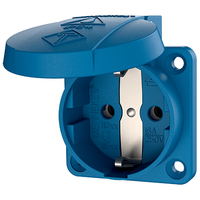 Mennekes Anbausteckdose SCHUKO 11011 16A2P+E 230V blau Mennekes Anbausteckdose SCHUKO 11011 16A2P+E 230V blau