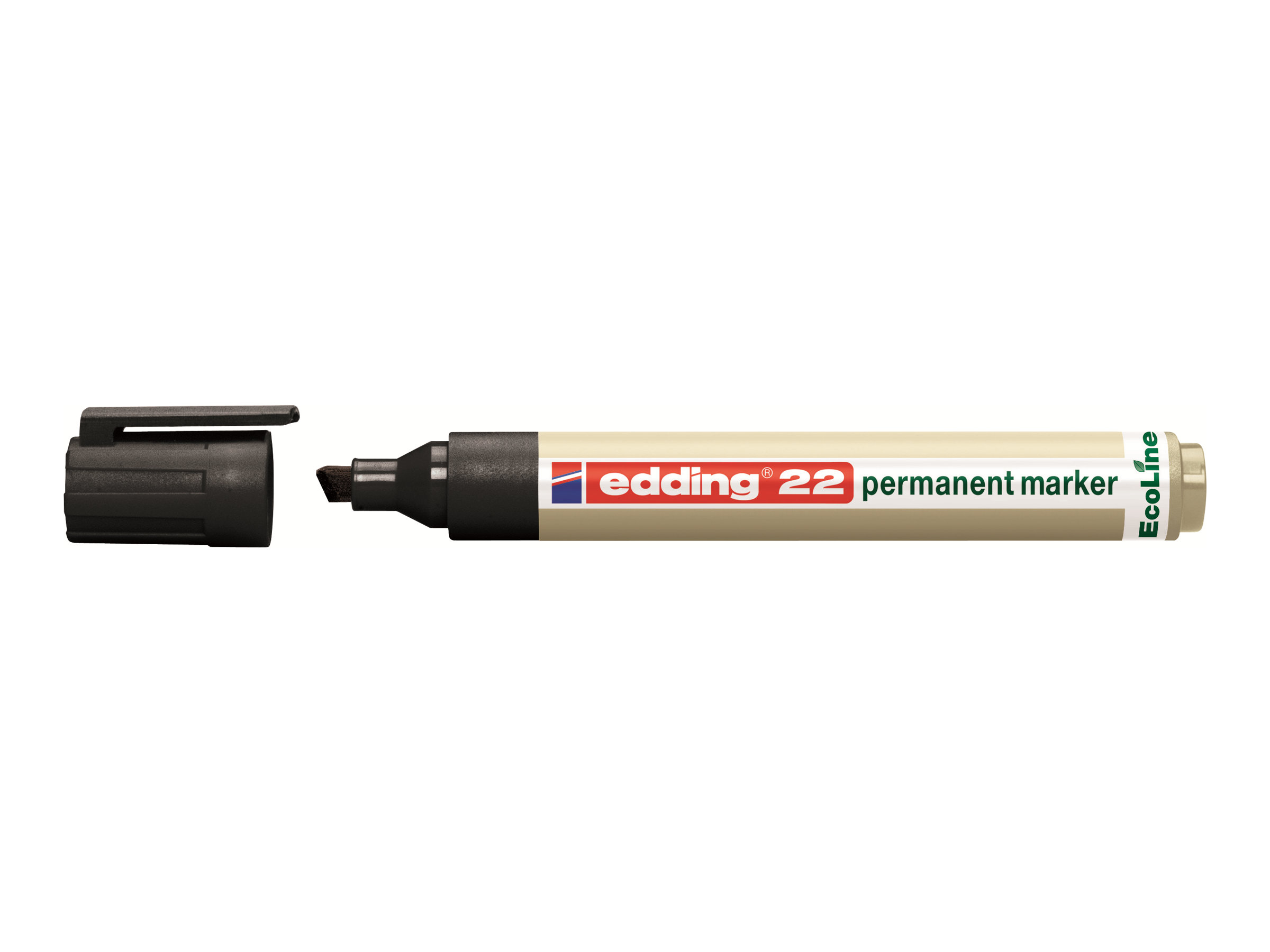 edding 22 EcoLine Permanentmarker schwarz 1,0 5,0 mm, 10 St