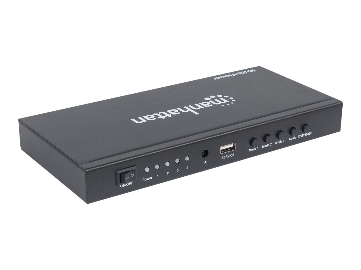 MANHATTAN 1080p 4-Port HDMI Multiviewer Switch Fernbedienung