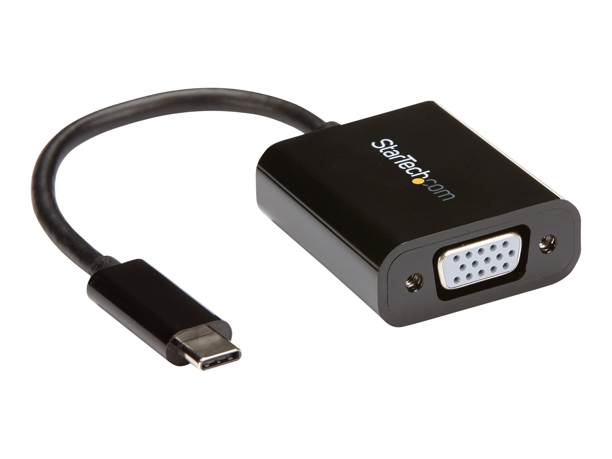 StarTech.com USB-C auf VGA Adapter - USB Typ-C zu VGA Video Konverter - externer Videoadapter - Schwarz