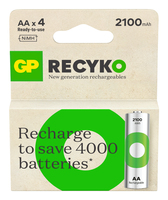 4 GP Akkus ReCyko+ Mignon AA 2.100 mAh
