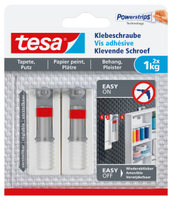 tesa Klebeschraube fÃ¼r max. 1,0 kg 2,4 x 6,4 cm, 2 St.