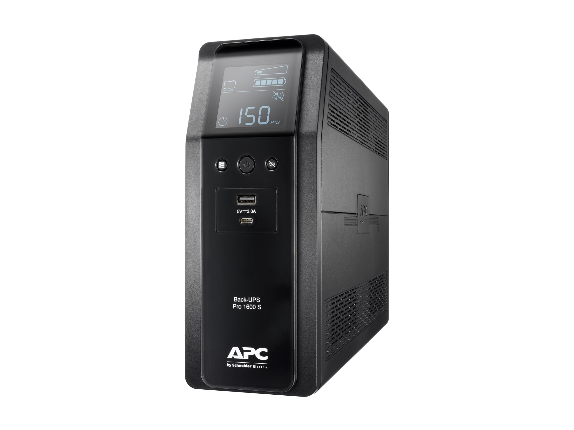 APC Back UPS Pro BR 1600VA Sinewave 8 Outlets AVR LCD interface