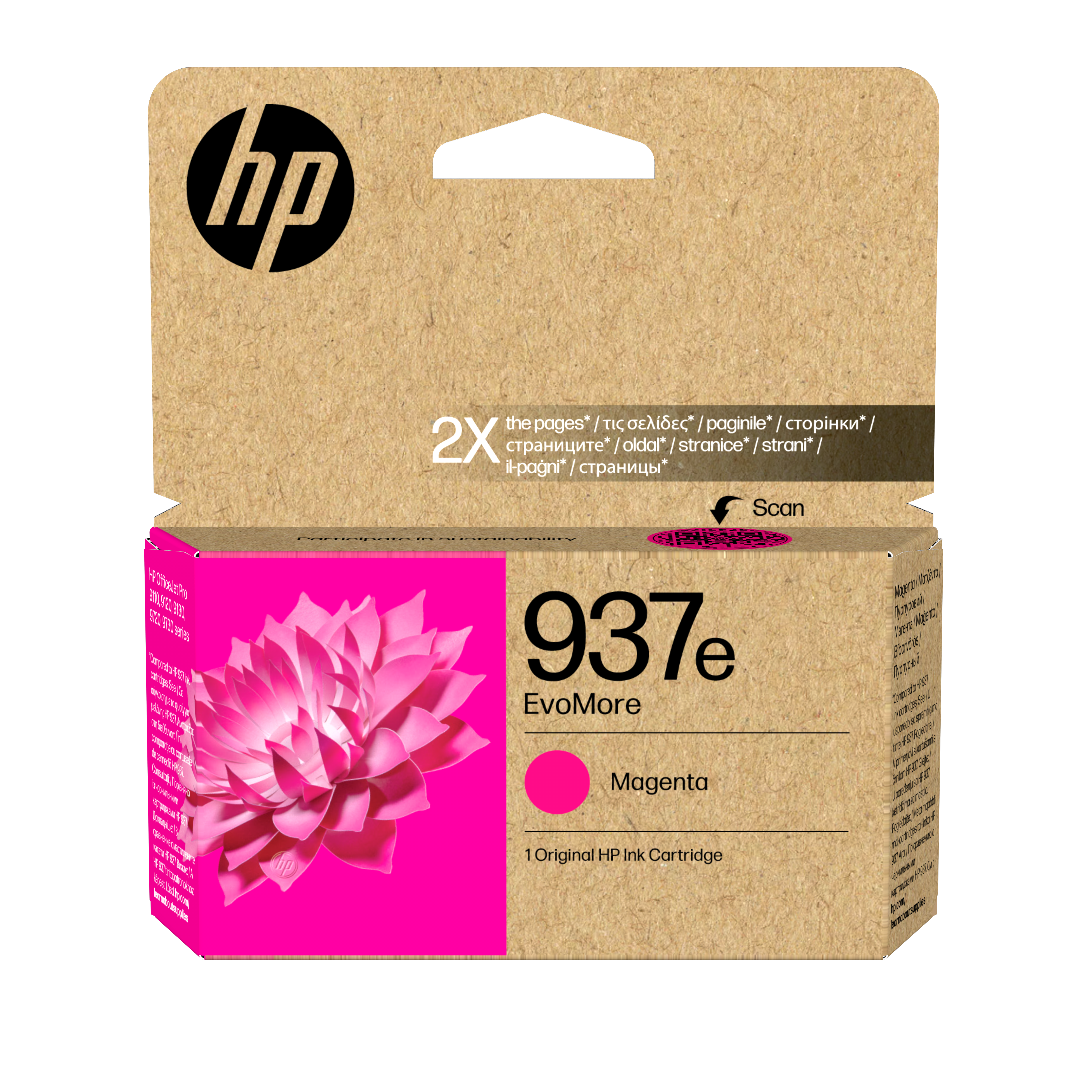 HP 937e EvoMore Magenta
