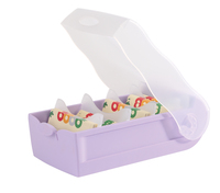 HAN CROCO Karteikasten A7 pastelllila-transparent