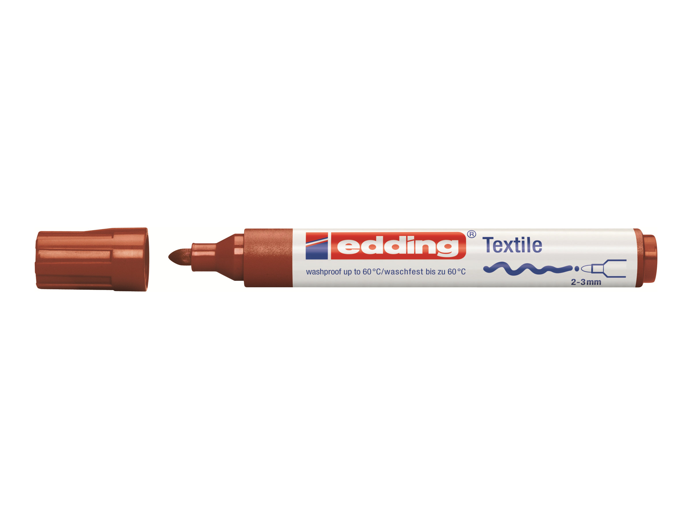 edding 4500 Textilmarker braun 2,0 3,0 mm, 1 St