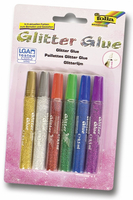 folia Glitter Glue Klebestifte 9,5 ml, 6 St