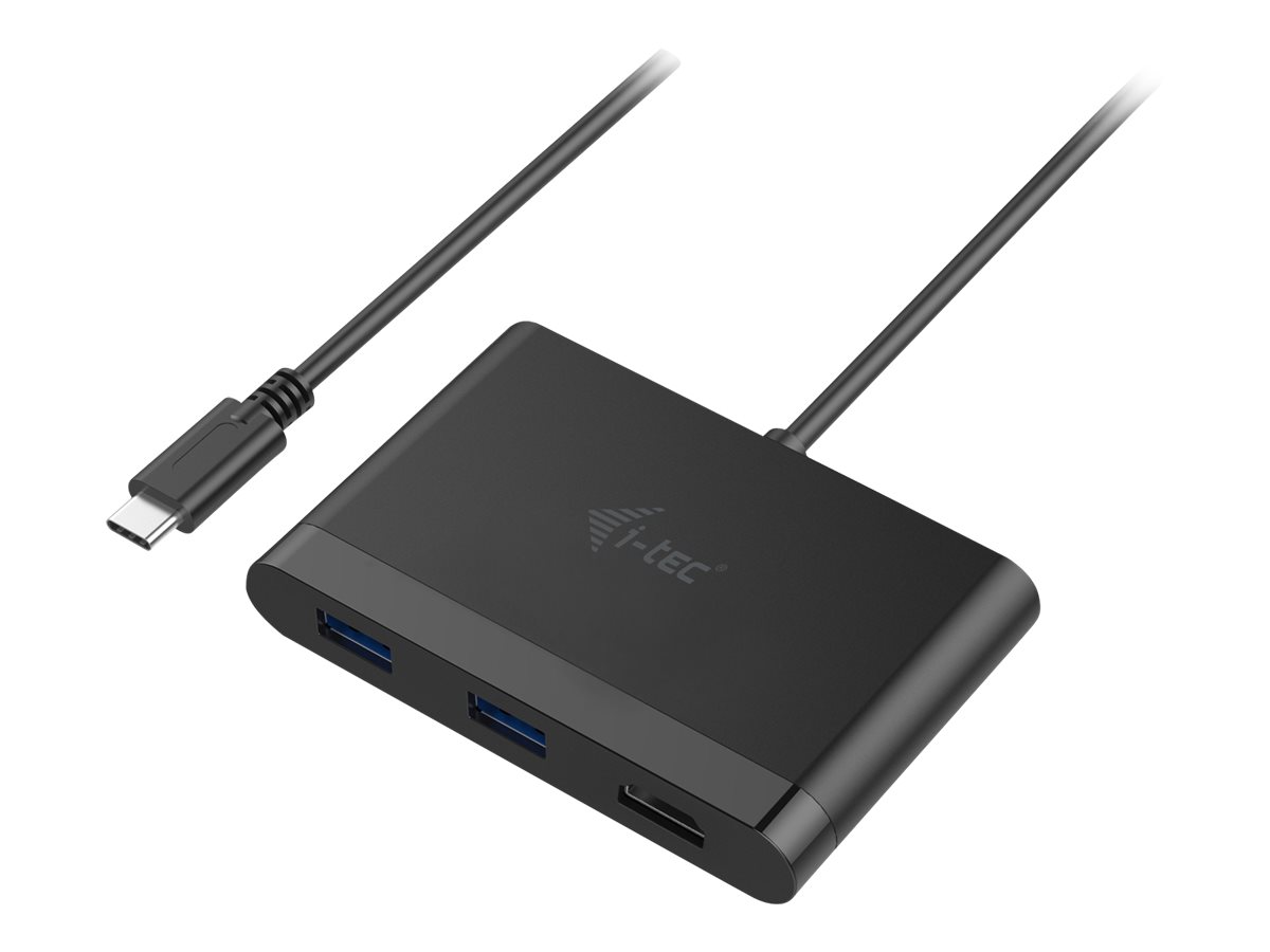 I-TEC USB-C HDMI und USB Adapter mit Power Delivery, 1xHDMI 4K, 2xUSB 3.0 Port, 1xUSB-C Power Delivery/Datenport kompatible mit TB 3 I-TEC USB-C HDMI und USB Adapter mit Power Delivery, 1xHDMI 4K, 2xUSB 3.0 Port, 1xUSB-C Power Delivery/Datenport kompatible mit TB 3