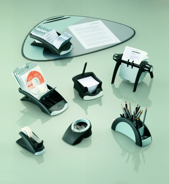 DURABLE Adresskartei Telindex desk schwarz, fuer 500 Adress,- Telefonkarten