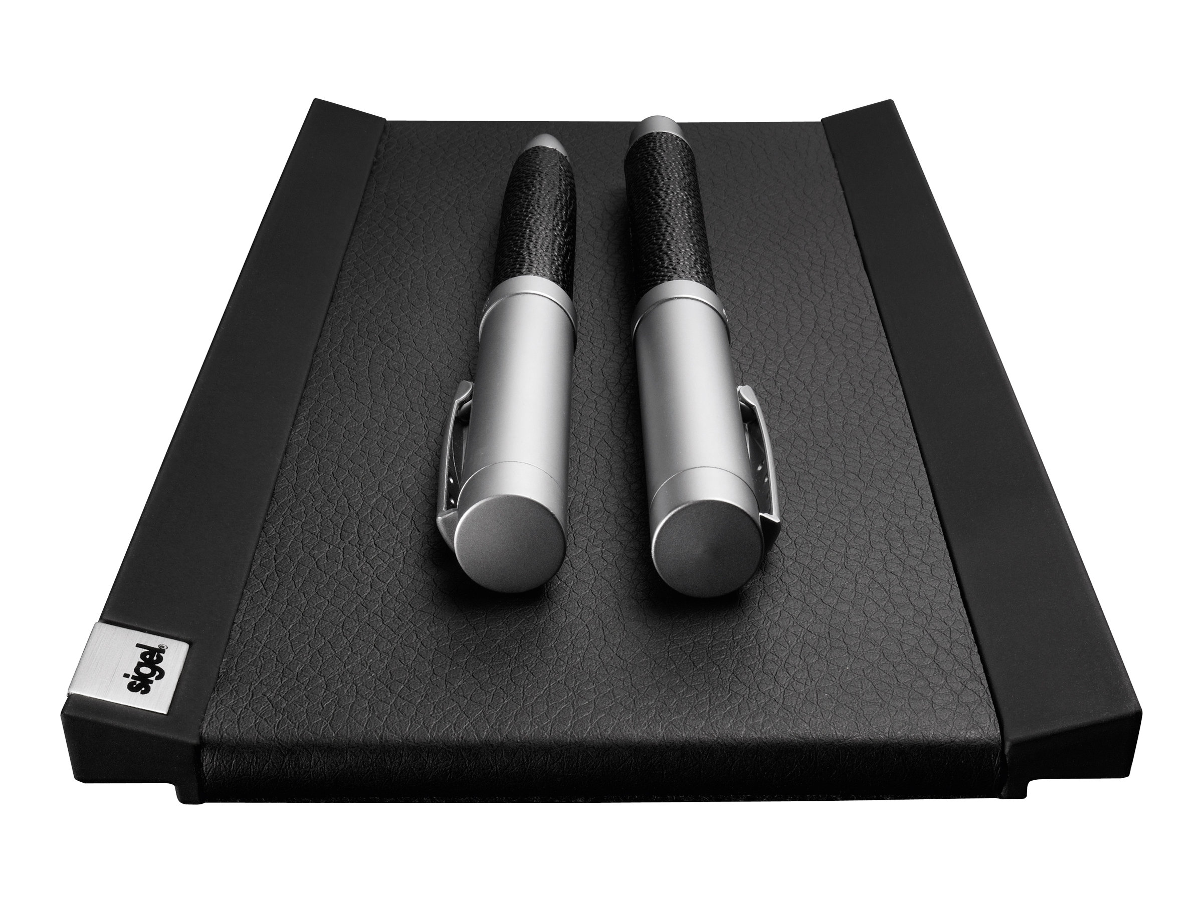 SIGEL Stiftablage cintanoS saphirschwarz Lederimitat 20,0 x 10,0 x 1,0 cm
