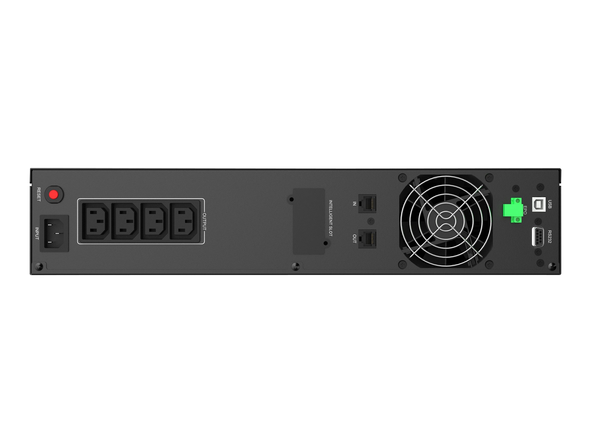 POWERWALKER VI 2200 RLE 2200VA / 1320W Line-Interactive USV 2HE Rack AVR LCD Reine Sinuswelle SNMP Slot