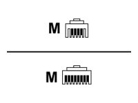 MITEL Anschlussschnur 6m MW6/MW8 RJ11/RJ45 silber