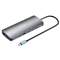 I-TEC USB-C Metal Nano Dock 2x HDMI 1x USB-C Video 1x GLAN 1x Audio/Mic 1xSD/microSD 1x USB 3.2 3x USB-C 3.2 Gen2 2x USB 2.0 PD140W
