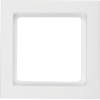 Berker Rahmen 10116099 1-fach Q.3 polarweiß samt Berker Rahmen 10116099 1-fach Q.3 polarweiß samt