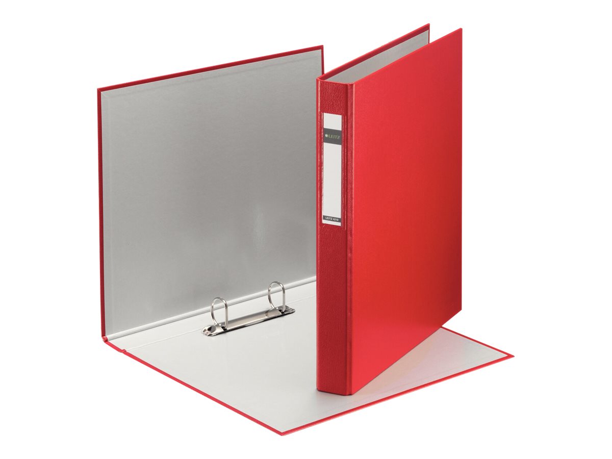 LEITZ 4210 Ringbuch 2-Ringe rot 4,0 cm DIN A4