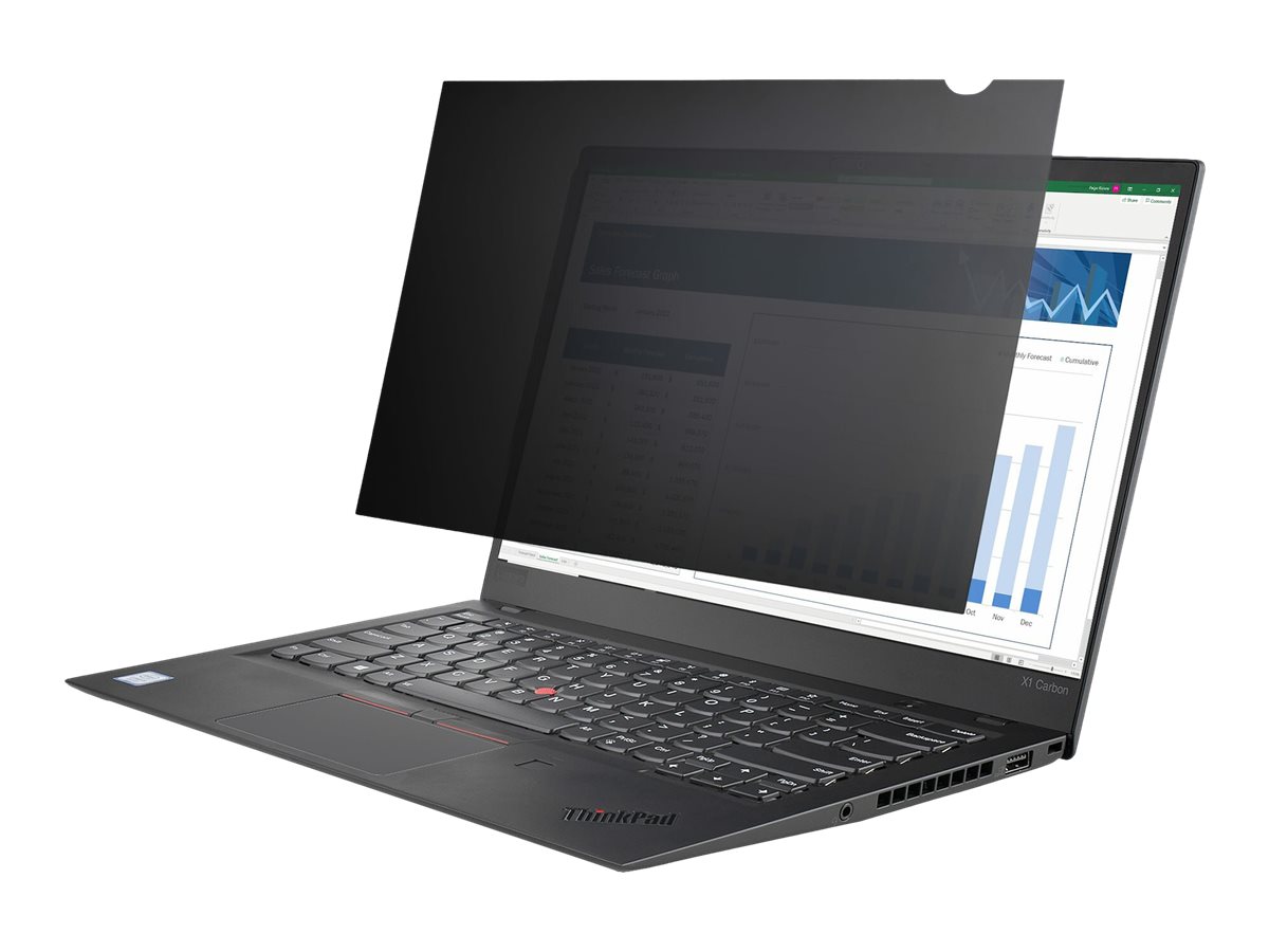 STARTECH.COM 35,56cm 14Zoll Laptop Sichtschutzfolie - Blickschutzfilter/Spionfolie fur Widescreen 16:9 - Laptop Anti-Spy - 51perc Bl