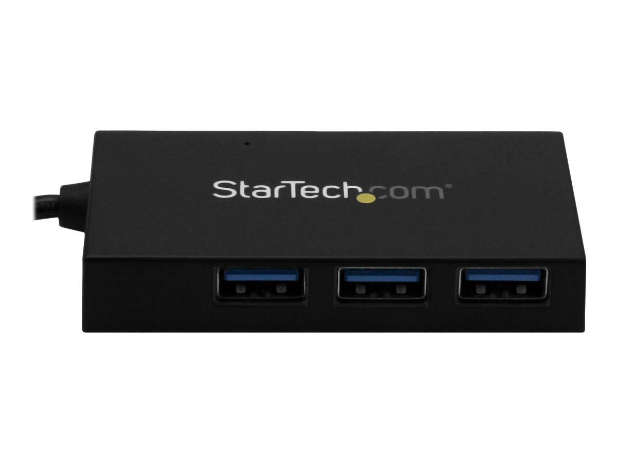 StarTech.com 4 Port USB 3.0 Hub - USB-A auf 3x USB-A und 1x USB-C - inklusive Netzteil - USB Hub - Desktop USB C Hub - Hub - 4 Anschlüsse