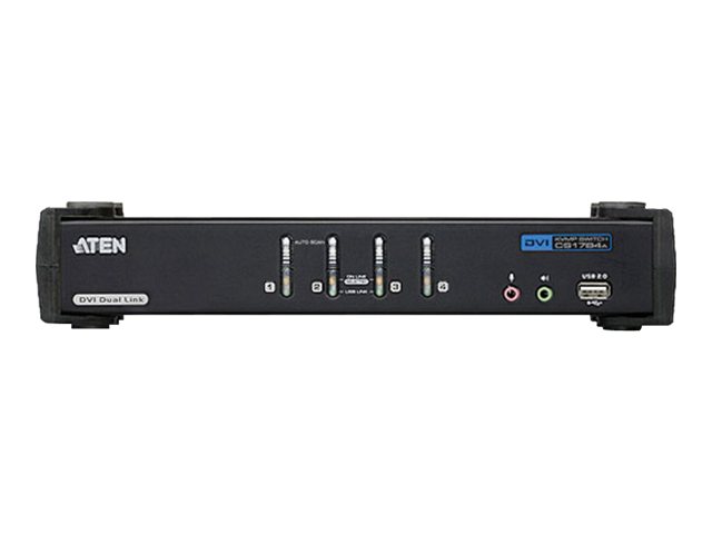 ATEN CubiQ CS1784A - KVM-/Audio-/USB-Switch - 4 Anschlüsse