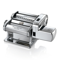 Marcato AT-MOT-220V Nudelmaschine Atlas mit Motor, Edelstahl, silber Marcato AT-MOT-220V Nudelmaschine Atlas mit Motor, Edelstahl, silber