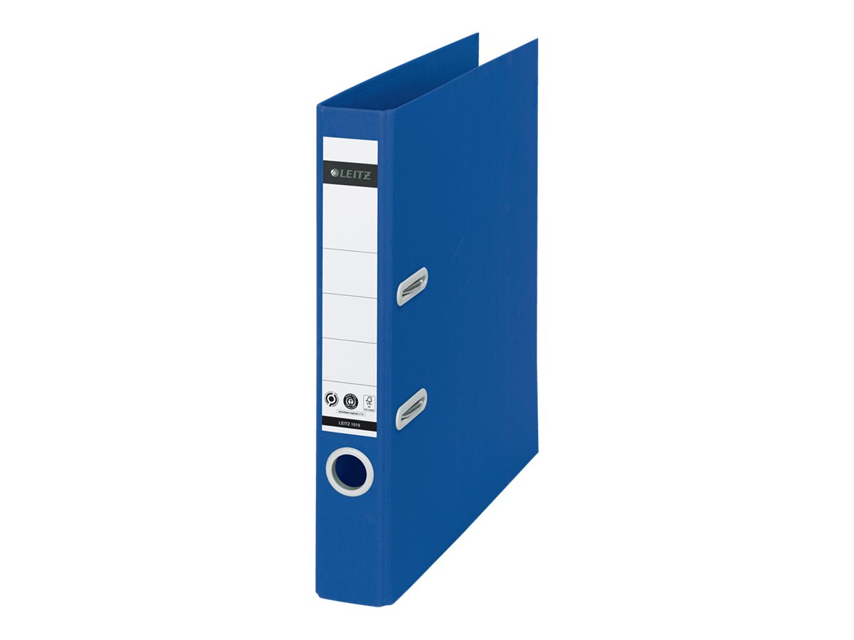 LEITZ recycle 1019 Ordner blau Karton 5,0 cm DIN A4