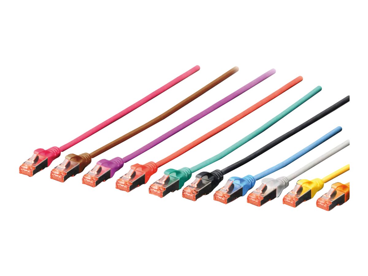 DIGITUS CAT 6 S-FTP Patchk. Cu, LSZH AWG 27/7, 0,5 m, GR DIGITUS CAT 6 S-FTP Patchk. Cu, LSZH AWG 27/7, 0,5 m, GR
