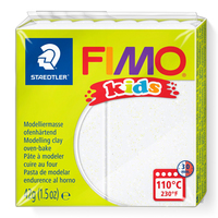 FIMO Mod.masse Fimo kids weiÃ glitter