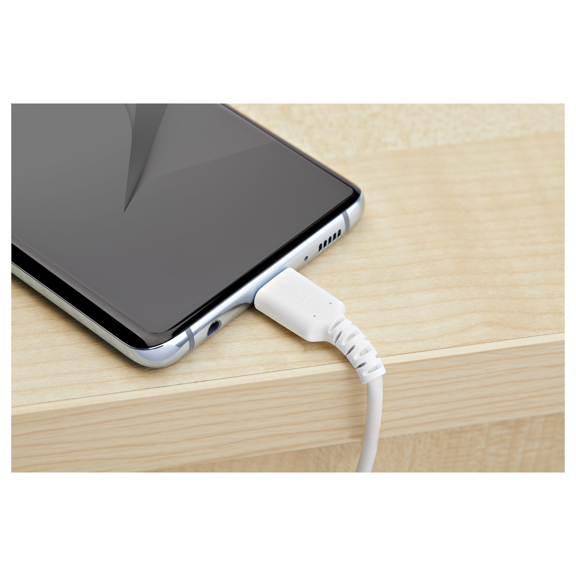 STARTECHCOM 1m33ft USB 20 to USBC Cable High Quality USB 20 Cable White USB Data Transfer Cable