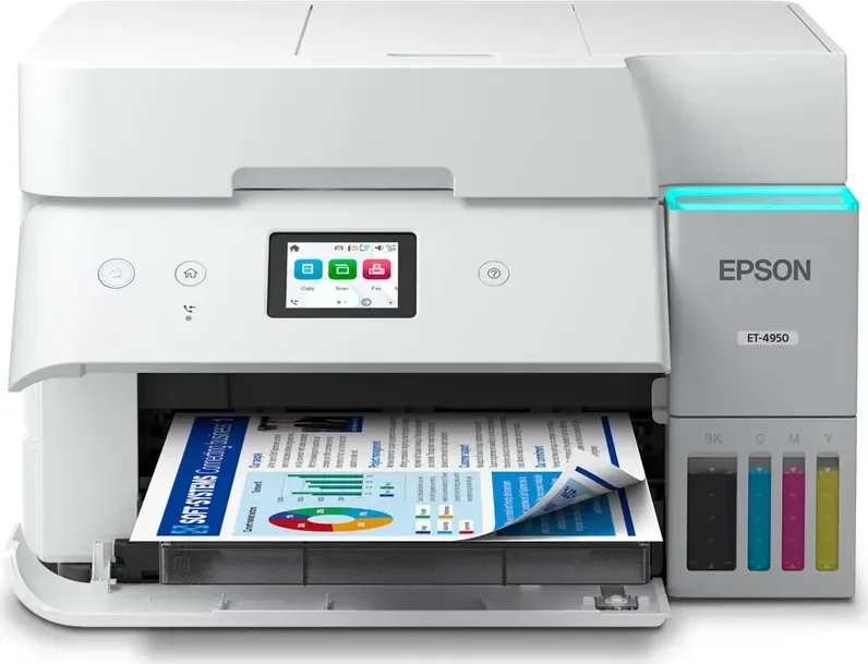 EPSON EcoTank ET4956 Inkjet MFP A4 18ppm ISO USB WLAN WiFi