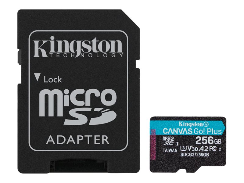 Kingston Flash-Speicherkarte (microSDXC-an-SD-Adapter inbegriffen)