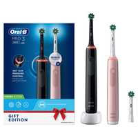 Braun Oral-B Pro 3 3900N Black/Pink mit 2. Handstueck Braun Oral-B Pro 3 3900N Black/Pink mit 2. Handstueck