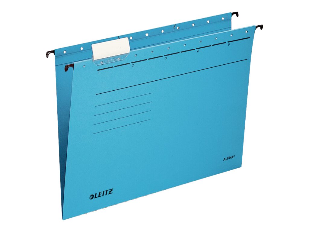 5 LEITZ Haengemappen ALPHA® 1985 blau