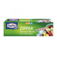 12 Toppits Gefrierbeutel ZIPPER 1,0 l 12 Toppits Gefrierbeutel ZIPPER 1,0 l