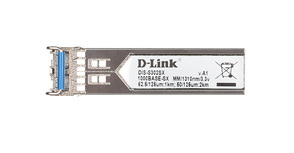 DLINK DISS302SX 1port MiniGBIC SFP to 1000BaseSX MultiMode 2km Fibre Transceiver